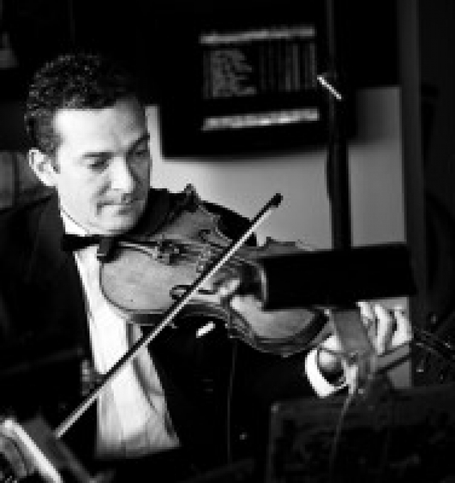 Violinist at an event in Sydney